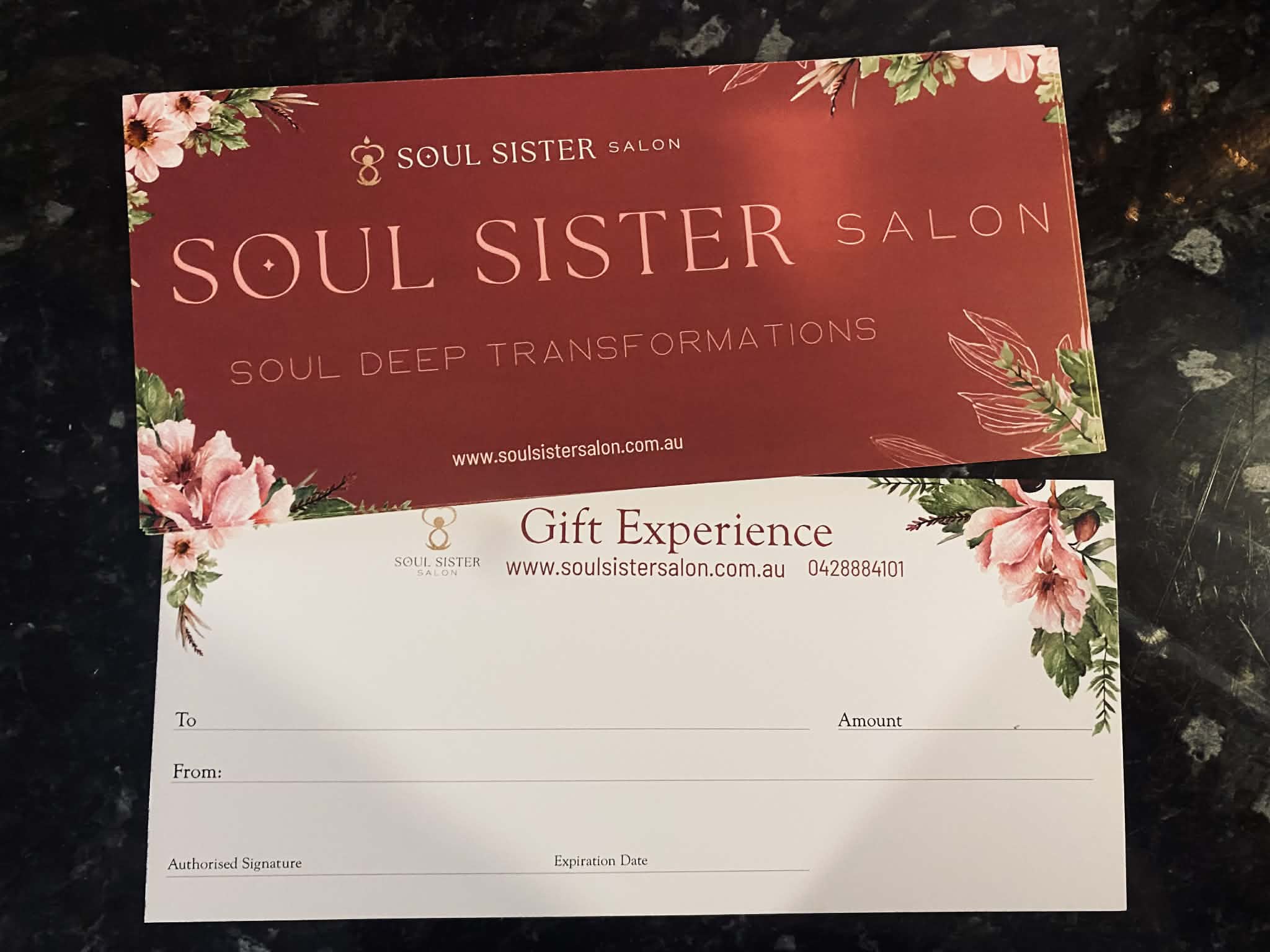 Gift Experience Card $100