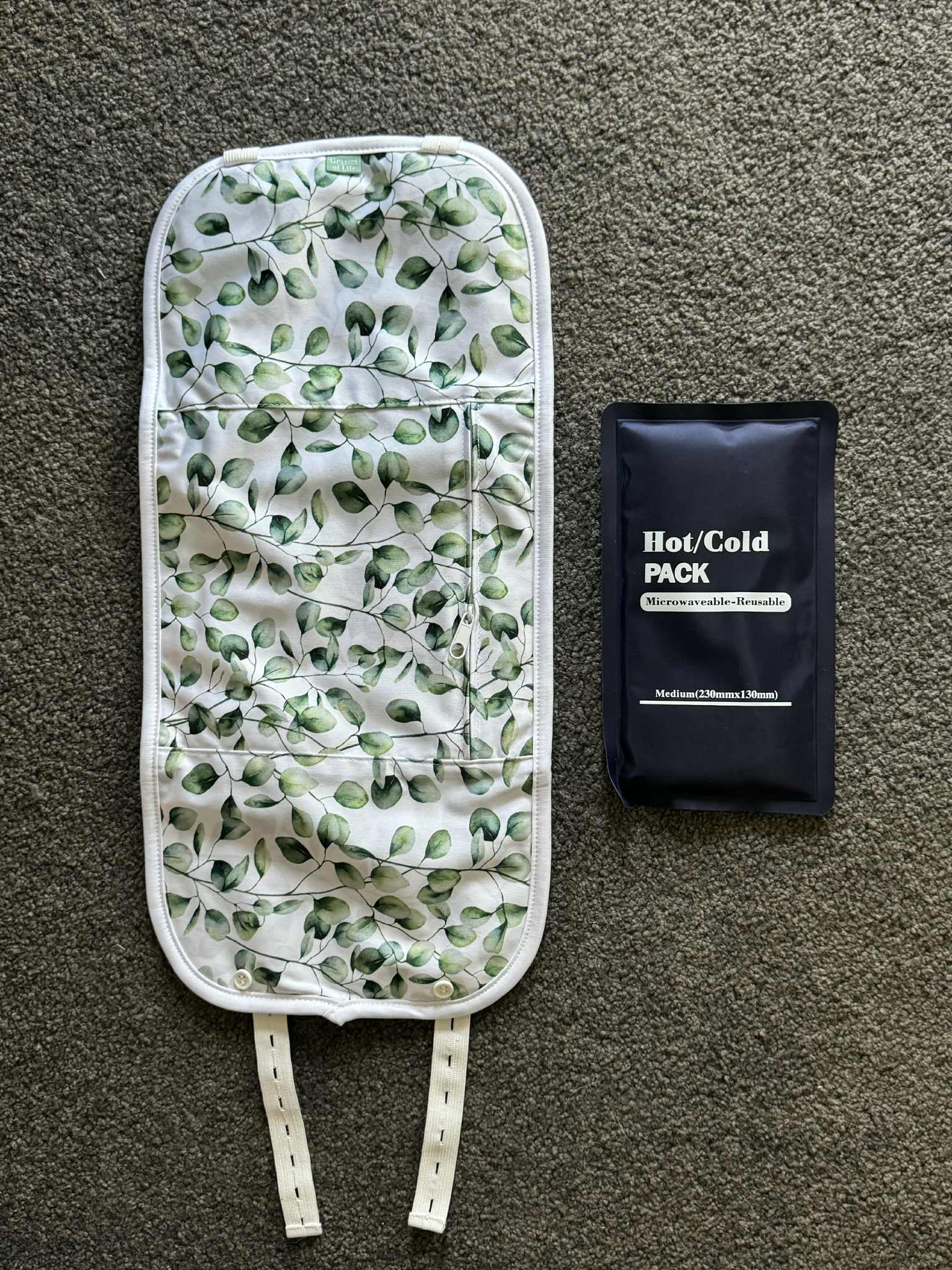 2-Piece Castor Oil Waist Wrap
